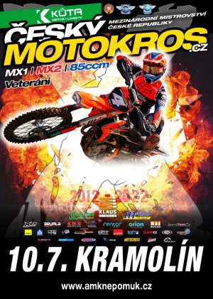 Mezinárodní mistrovství ČR motokros Kramolín 10.07.2022 